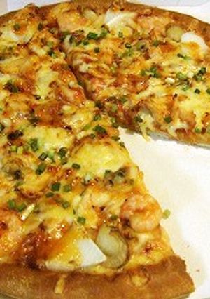 海鮮ふんだんピザ～アカモクを添えて～-レシピのメイン写真