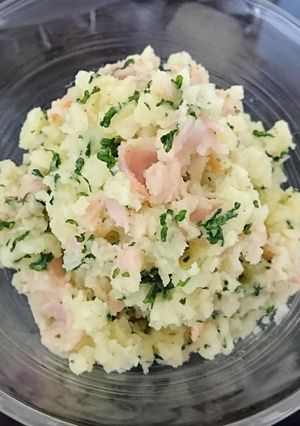〈適量レシピ〉パセリとベーコンのポテサラ-レシピのメイン写真