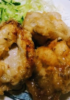 肉汁ジューシー！アカモク唐揚げ-レシピのメイン写真