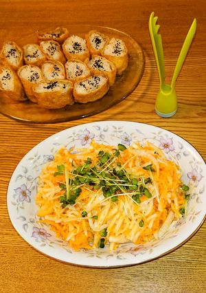 夏バテ防止☀簡単♥️夏の三色なますサラダ-レシピのメイン写真