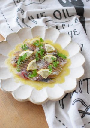 爽やか!鯵のカルパッチョ〜味噌風味-レシピのメイン写真