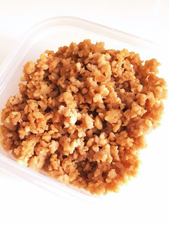 なんの変哲もない作り置き鶏そぼろ-レシピのメイン写真