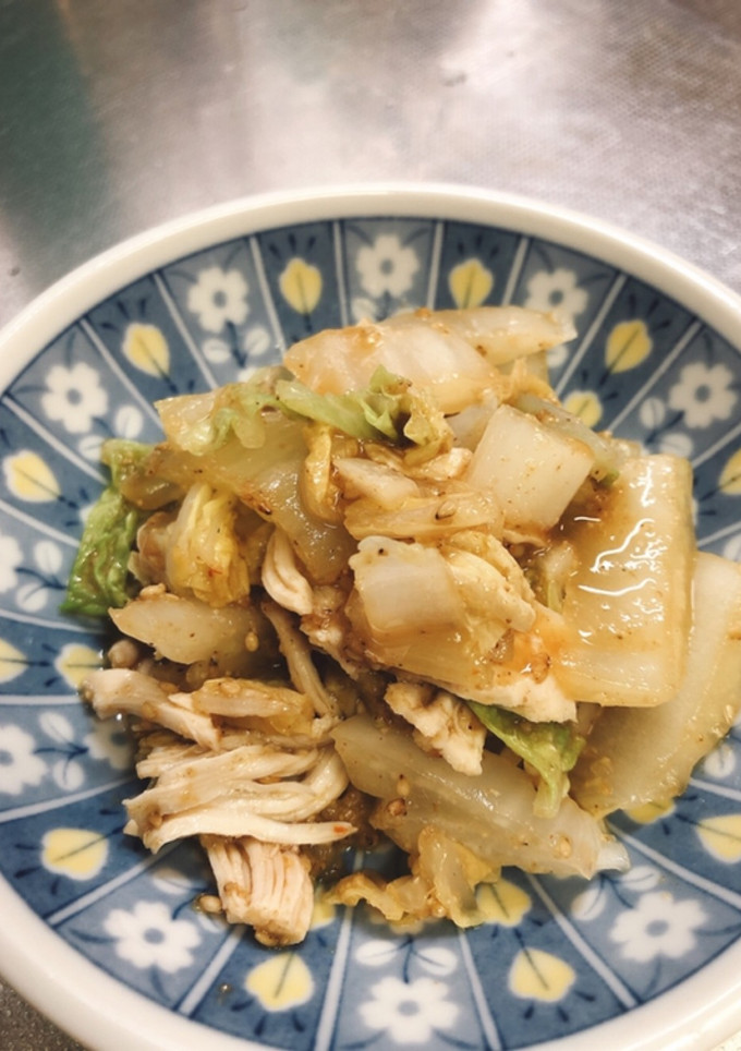 ささみと白菜のピリ辛和え-レシピのメイン写真