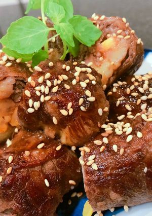 ＊マッシュポテトとコーンの牛肉巻き＊-レシピのメイン写真
