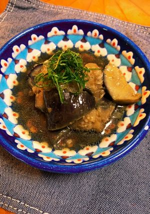 しっかりおかず感✩なすの揚げびたし-レシピのメイン写真