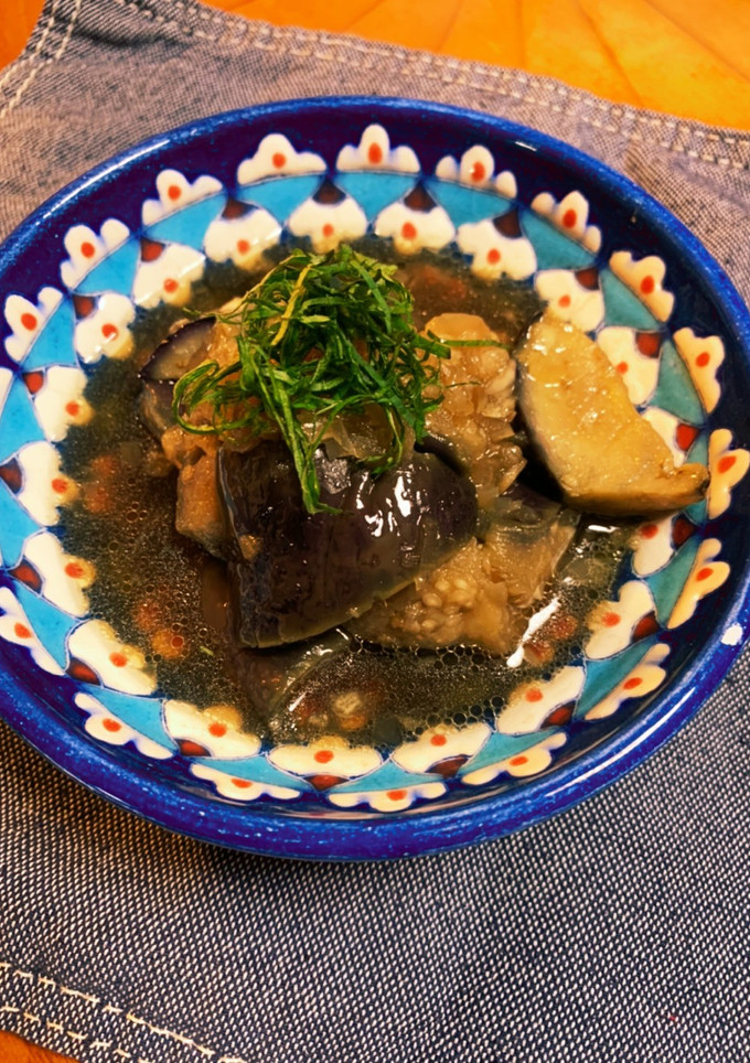 しっかりおかず感✩なすの揚げびたし-レシピのメイン写真