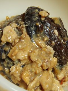 鶏ひき肉とナスのみそ炒り煮-レシピのメイン写真