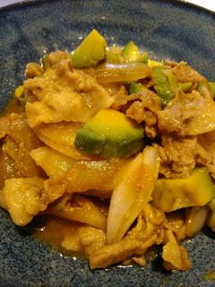 アボカドと豚肉のクリーミー生姜焼き-レシピのメイン写真
