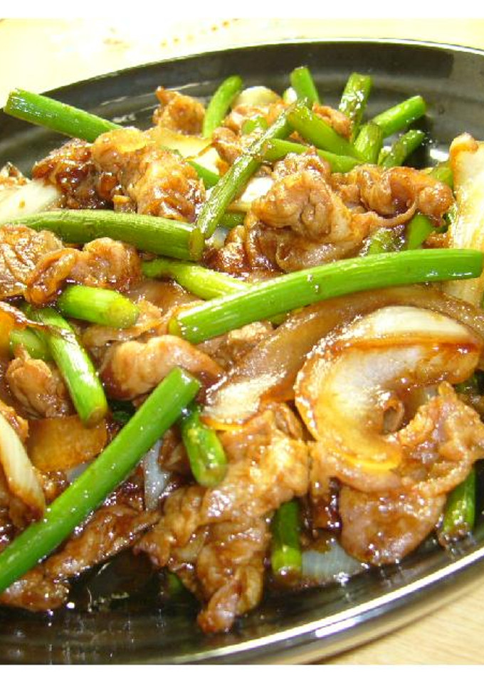 豚肉とにんにくの芽の回鍋肉風炒め☆-レシピのメイン写真