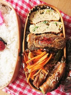 お弁当★甘辛アスパラ肉巻き★作り置き-レシピのメイン写真