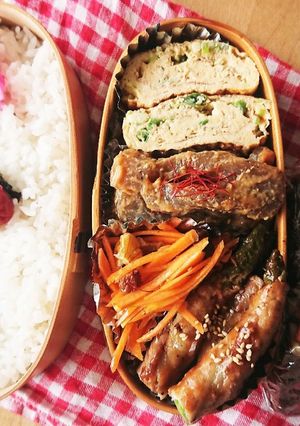 お弁当★甘辛アスパラ肉巻き★作り置き-レシピのメイン写真