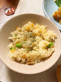 バター香る♡ツナの洋風炊き込みご飯-レシピのメイン写真