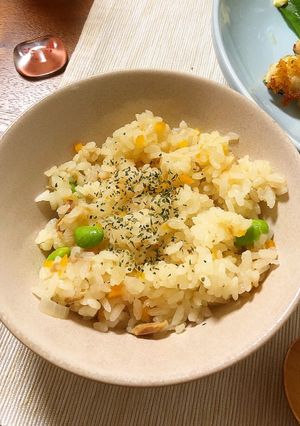 バター香る♡ツナの洋風炊き込みご飯-レシピのメイン写真