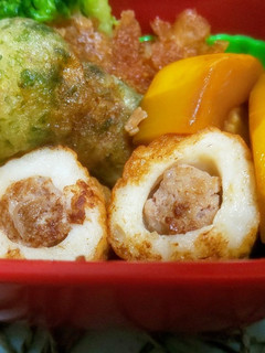 ちくわハンバーグ詰め-レシピのメイン写真