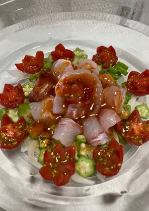 カルパッチョ(石鯛)-レシピのメイン写真