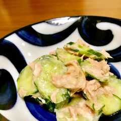 รูปของ 簡単！美味しい！きゅうりとツナの和え物