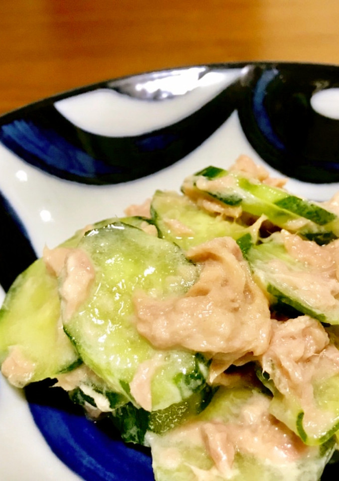 簡単！美味しい！きゅうりとツナの和え物-レシピのメイン写真