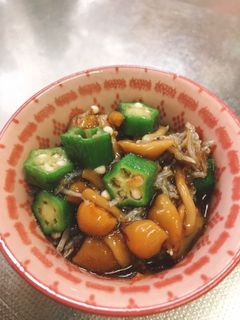 オクラとちりめんのネバネバ和え-レシピのメイン写真