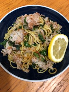 豚バラで旨味UP!大葉たっぷり塩焼きそば-レシピのメイン写真