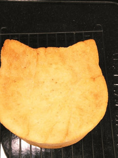 天然酵母で! ねこ型食パン-レシピのメイン写真