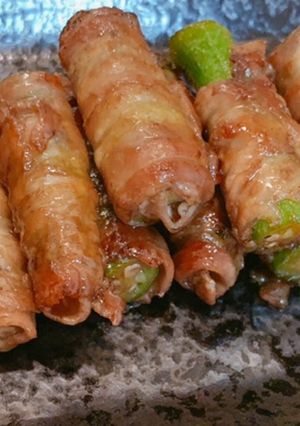 オクラの豚肉巻き！お弁当にも♪-レシピのメイン写真