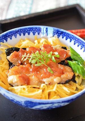 はんぺんと豆腐で作るうなぎのかば焼き風♪-レシピのメイン写真