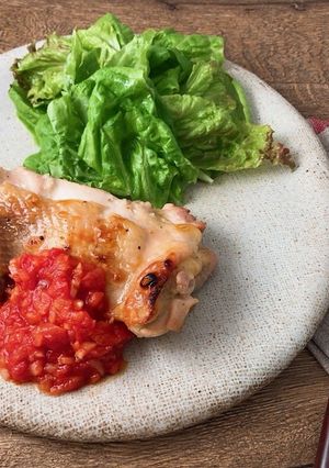 ♪鶏肉のレモングリル トマトソース♪-レシピのメイン写真