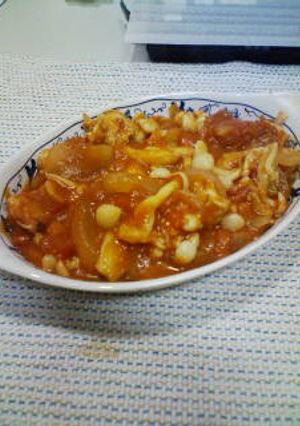 やわらか鶏ムネ肉のあっさりトマト煮込み-レシピのメイン写真