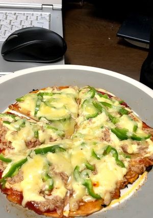 小麦粉だけピザ。フライパンで焼くのさ！-レシピのメイン写真