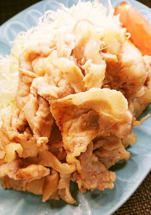 漬け込んで焼くだけ！豚の柔らか生姜焼き♪-レシピのメイン写真