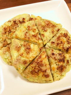 離乳食後期に☆山芋入りやわもちお好み焼き-レシピのメイン写真