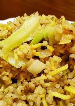 キャベツそば飯with黒マー油-レシピのメイン写真
