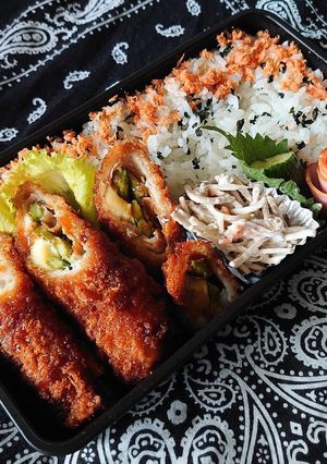 2020/7/21 豚肉インゲン巻き揚げ-レシピのメイン写真