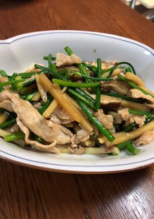 ★簡単★花にら青椒肉糸-レシピのメイン写真