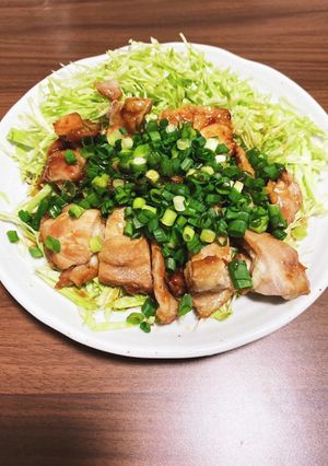 ネギたっぷり鳥の照り焼き-レシピのメイン写真