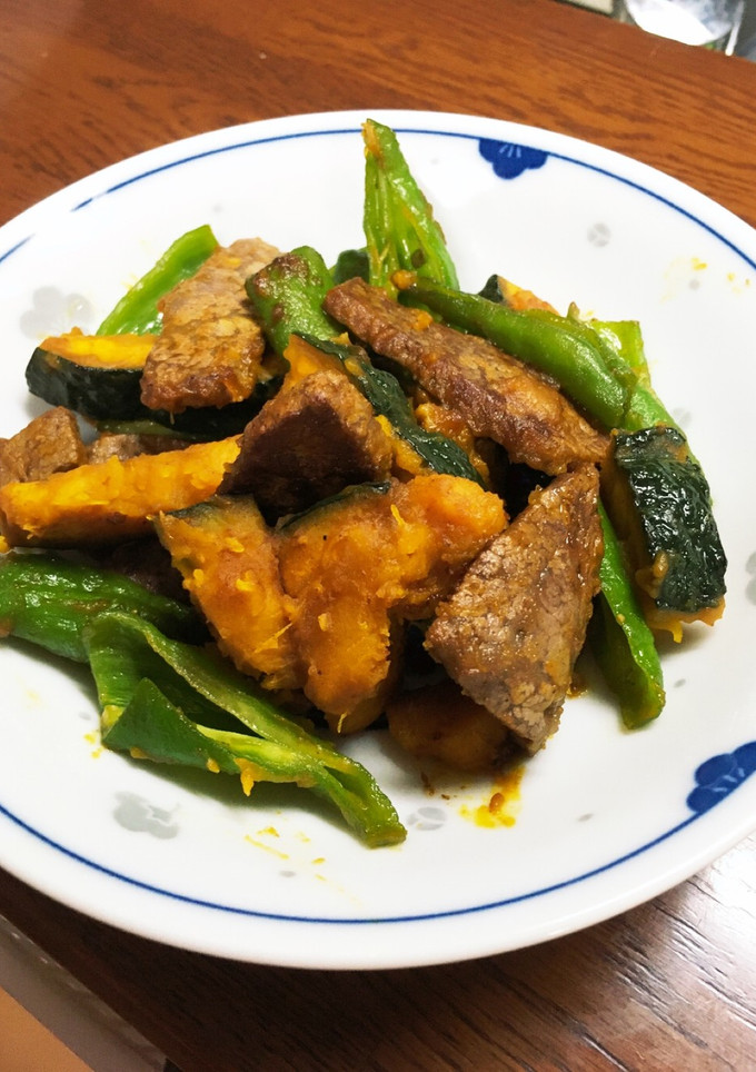 ★簡単★牛肉とかぼちゃのバター炒め-レシピのメイン写真