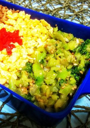 ブロッコリーとそら豆の 胡麻味噌和え-レシピのメイン写真
