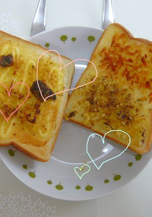 うまい棒トースト-レシピのメイン写真