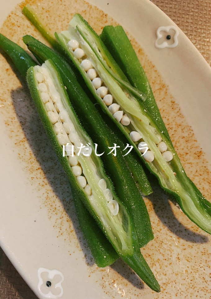 簡単！白だしオクラ漬け☾-レシピのメイン写真
