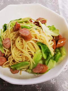 簡単!パスタで塩焼きそば風-レシピのメイン写真