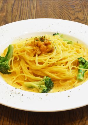 生うにの濃厚クリームパスタ-レシピのメイン写真