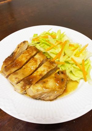 梅肉たれで♡照り焼きチキン-レシピのメイン写真