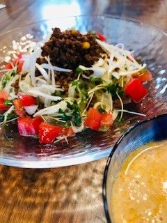 そうめんで作る　担々麺風　冷やしつけ麺-レシピのメイン写真