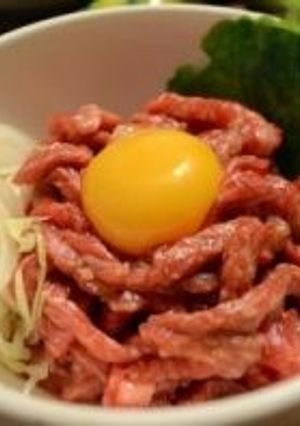 5分で出来ちゃう！？アカモクユッケ風！-レシピのメイン写真