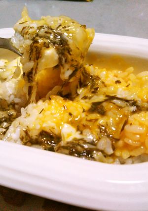 アカモク入りドリア風ズボラ飯-レシピのメイン写真
