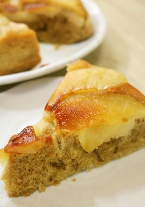 フライパンアップルケーキ-レシピのメイン写真