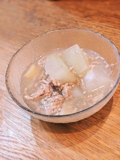 冬瓜と豚ひき肉のスープ-レシピのメイン写真