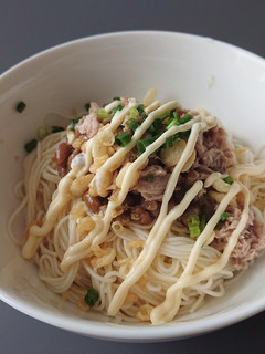 パパッと納豆ツナマヨそうめん!-レシピのメイン写真