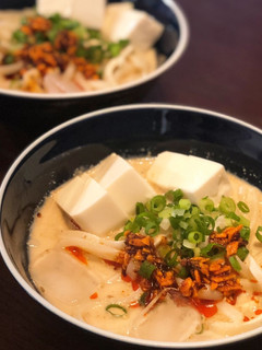 冷やしうどん 牛乳-レシピのメイン写真