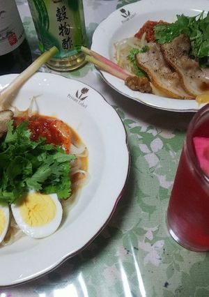 ジメジメ蒸し暑い日にスッキリ冷麺！！-レシピのメイン写真